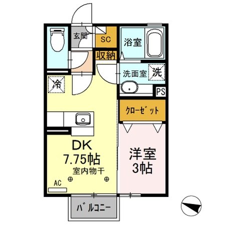 フォルトーナの物件間取画像